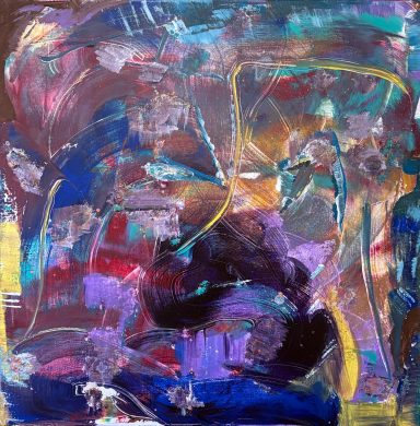 Earth Expression Abstract on canvas